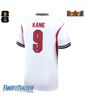 Anglia Harry Kane #9 Tricou Fotbal Replică Mondial 2026 Barbati Acasa